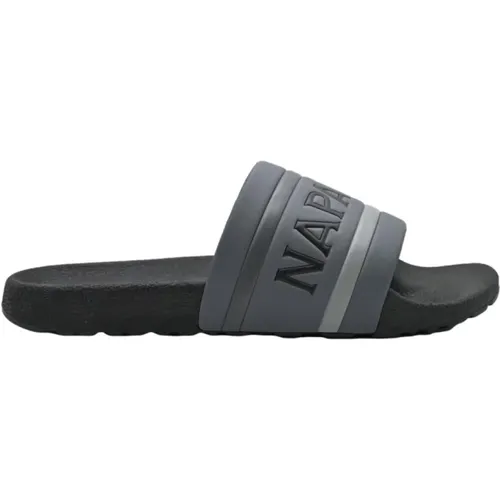 Schwarz Grau Sneakers S3Stream01 , Herren, Größe: 42 EU - Napapijri - Modalova