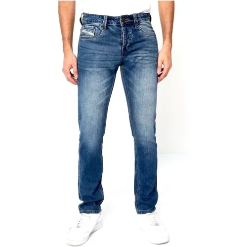Jeans Stretch Men - A-11027 , male, Sizes: W30, W34, W38, W31 - True Rise - Modalova