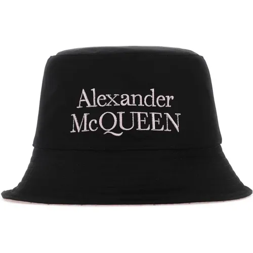 Stilvoller Wendbarer Blackylon Hut , Herren, Größe: L - alexander mcqueen - Modalova