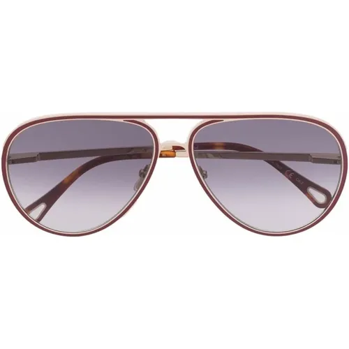 CH0099s 003 Sonnenbrille,CH0099S 004 Sunglasses,CH0099s 001 Sonnenbrille,Stilvolle Sonnenbrille für modebewusste Frauen - Chloé - Modalova