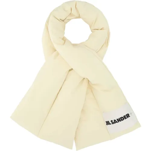 Elegant Cream Polyester Scarf - Jil Sander - Modalova