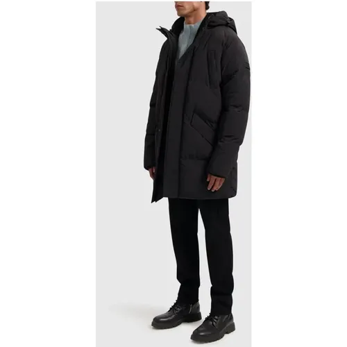 Winter Parka Jacke Herren Schwarz , Herren, Größe: XS - Pure Path - Modalova