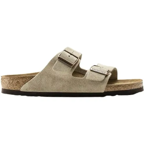 Arizona Suede Sandalen , Damen, Größe: 36 EU - Birkenstock - Modalova