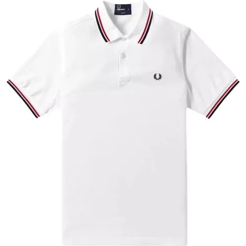 Slim Fit Twin Tipped Polo , Herren, Größe: XL - Fred Perry - Modalova