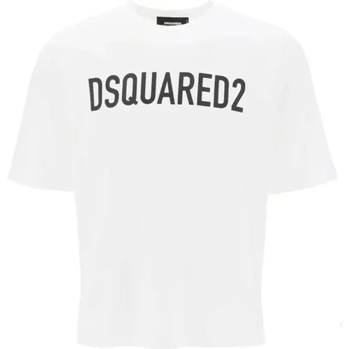 T-Shirts & Polos Ss24 , male, Sizes: S, L - Dsquared2 - Modalova