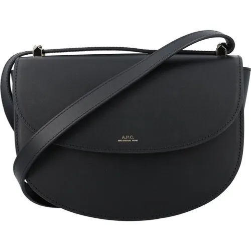 Leather Handbag Genve Style , female, Sizes: ONE SIZE - A.p.c. - Modalova