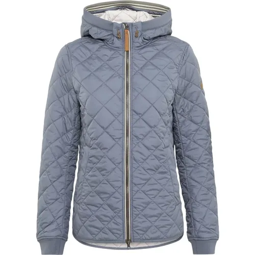 Quilted Jacket with Adjustable Hood and Zipper , female, Sizes: 3XL, 2XL - camel active - Modalova