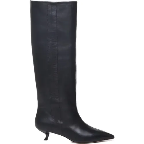 Leather Boots , female, Sizes: 6 UK, 4 UK - Alchimia - Modalova