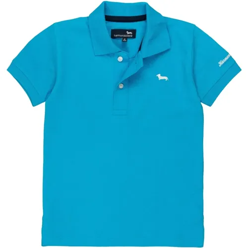 Besticktes Logo Polo Shirt - Harmont & Blaine - Modalova