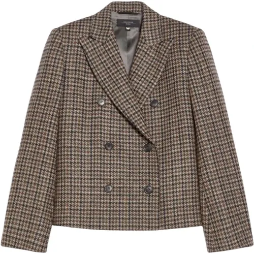 Klassischer Wollblazer Nausica , Damen, Größe: 2XS - Max Mara Weekend - Modalova