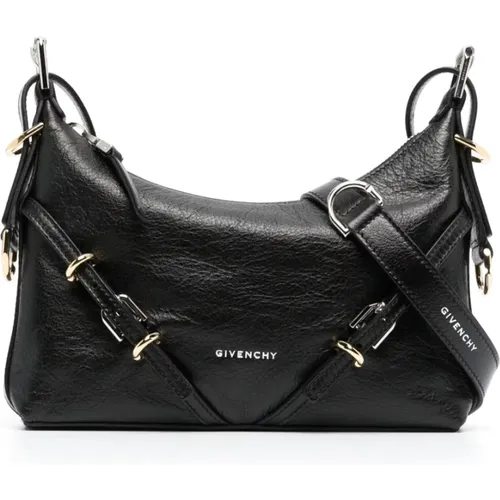 Mini Voyou Leather Bag , female, Sizes: ONE SIZE - Givenchy - Modalova