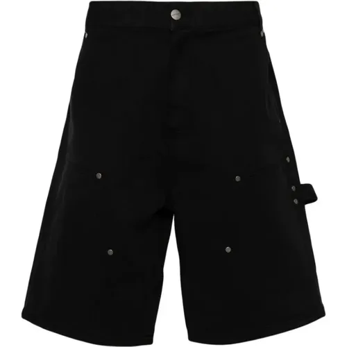 Schwarze Denim-Panel-Shorts - Represent - Modalova