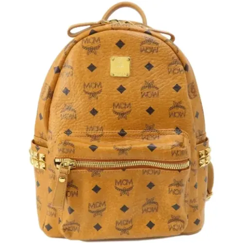 Pre-owned Canvas backpacks , female, Sizes: ONE SIZE - MCM Pre-owned - Modalova