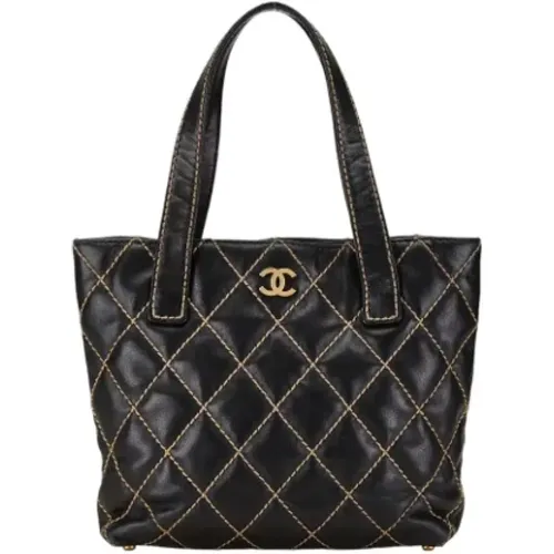 Pre-owned Leather totes , female, Sizes: ONE SIZE - Chanel Vintage - Modalova