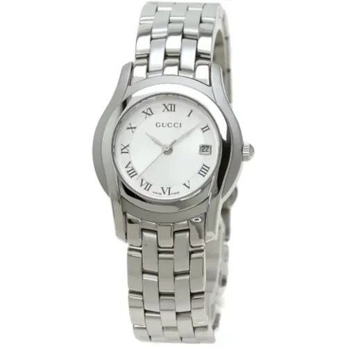 Pre-owned Stainless Steel Gucci Watch , female, Sizes: ONE SIZE - Gucci Vintage - Modalova