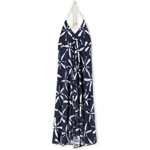 Batik Empire Style Sommerkleid , Damen, Größe: XS - Motivi - Modalova