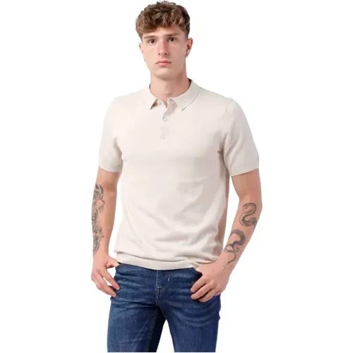 Polo-Shirt Kurzarm , Herren, Größe: L - Gaudi - Modalova