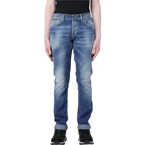 Slim-fit Jeans , Herren, Größe: W35 - Dondup - Modalova