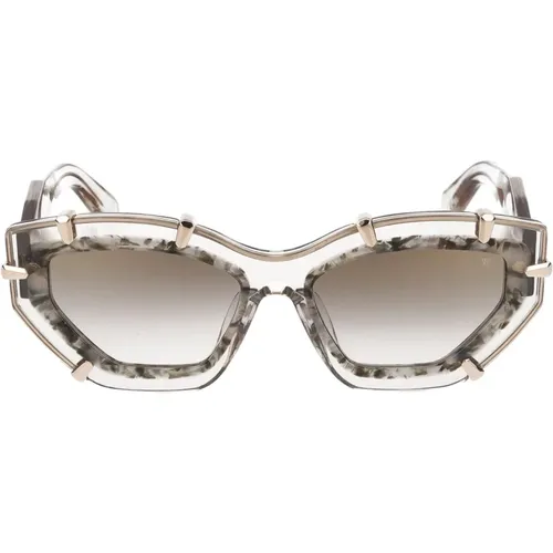 Stylische Sonnenbrille Spp099V , Damen, Größe: 55 MM - Philipp Plein - Modalova
