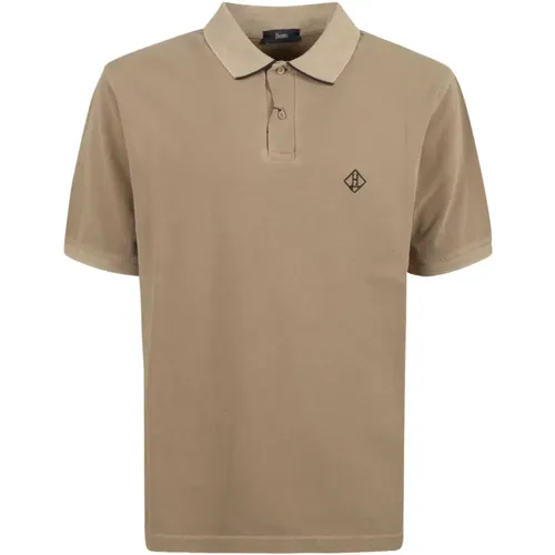 Mens Clothing T-Shirts Polos Sand Ss24 , male, Sizes: XL, 2XL - Herno - Modalova