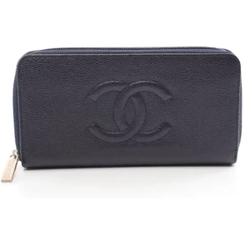 Pre-owned Leather wallets , female, Sizes: ONE SIZE - Chanel Vintage - Modalova