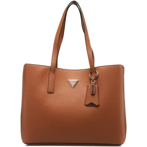 Braune Shopper Tasche für Frauen , Damen, Größe: ONE Size - Guess - Modalova
