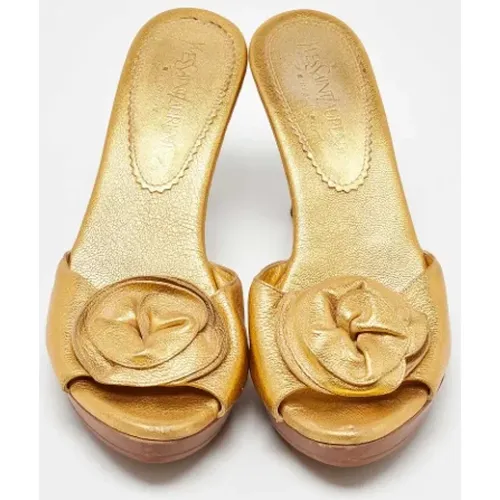 Pre-owned Leder sandals - Yves Saint Laurent Vintage - Modalova