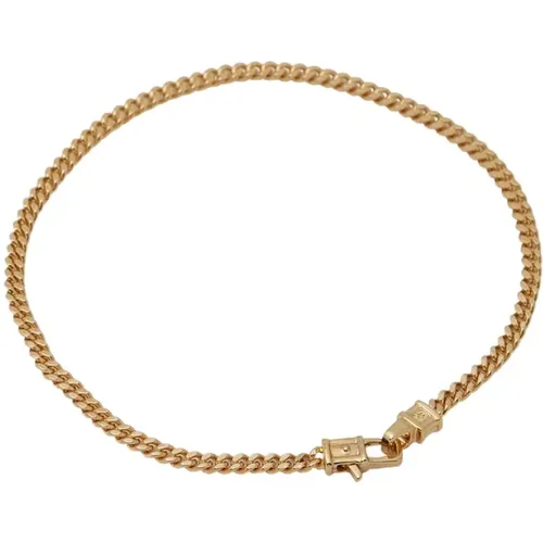Vergoldetes Curb Chain Armband , Damen, Größe: ONE Size - Tom Wood - Modalova