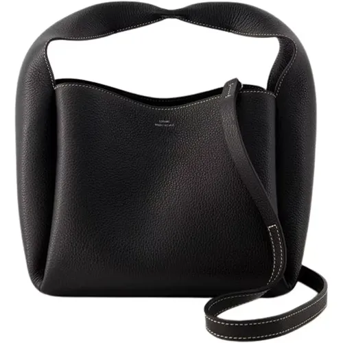 Leather Bucket Bag Shoulder Style , female, Sizes: ONE SIZE - TotêMe - Modalova