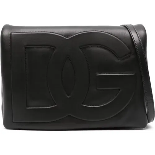 Elegant Nappa Clutch Bag , female, Sizes: ONE SIZE - Dolce & Gabbana - Modalova