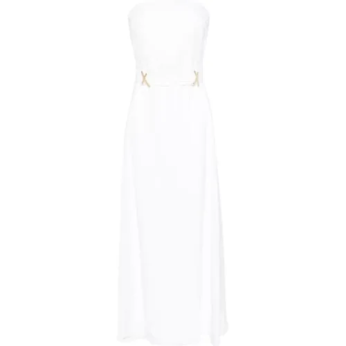 Weiße Kleid für Frauen Moncler - Moncler - Modalova