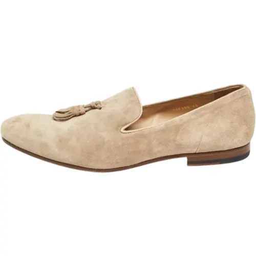 Pre-owned Suede flats , male, Sizes: 11 UK - Alexander McQueen Pre-owned - Modalova