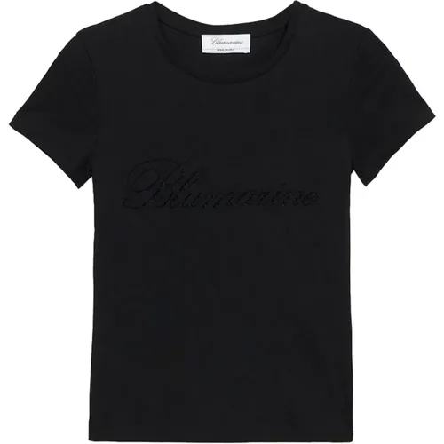 Logo T-Shirt Blumarine - Blumarine - Modalova