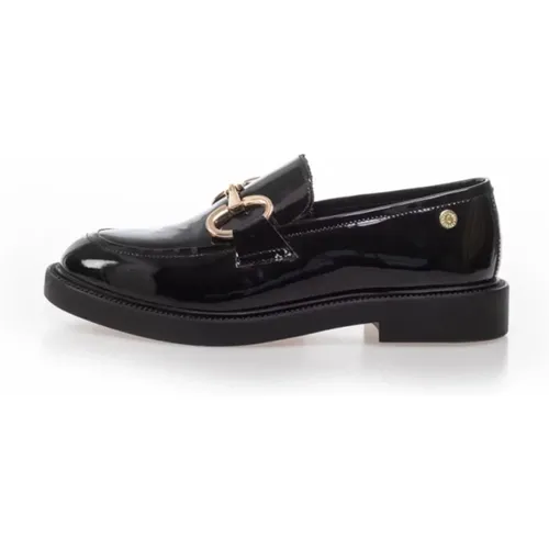 Lederloafers mit Goldschnalle , Damen, Größe: 41 EU - Copenhagen Shoes - Modalova