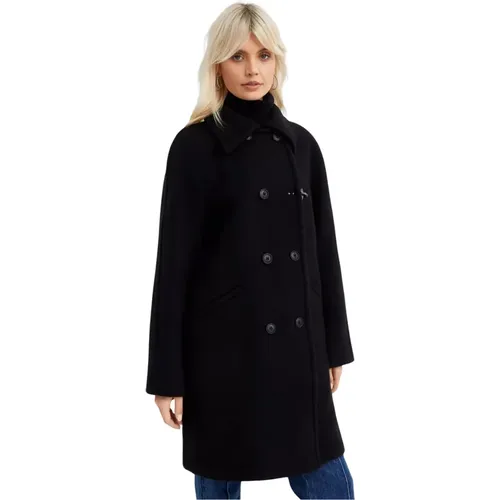 Wool Double-Breasted Coat , female, Sizes: M, S - Fay - Modalova