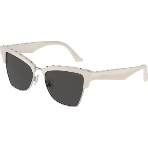 Stylish Sunglasses with Dark Grey Lenses , unisex, Sizes: 54 MM - Jimmy Choo - Modalova