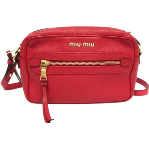 Pre-owned Leder schultertasche - Miu Miu Pre-owned - Modalova