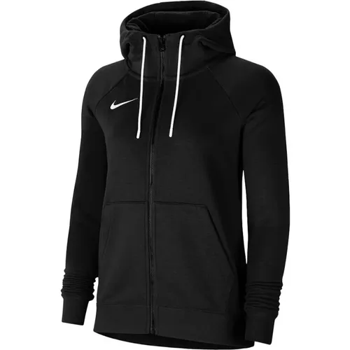 Kapuzenpullover mit gesticktem Logo - Schwarz , Damen, Größe: L - Nike - Modalova