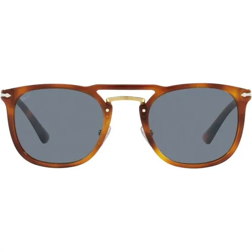 Handgefertigte quadratische Sonnenbrille , unisex, Größe: 50 MM - Persol - Modalova