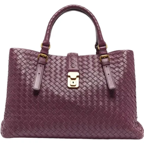 Pre-owned Leather totes , female, Sizes: ONE SIZE - Bottega Veneta Vintage - Modalova