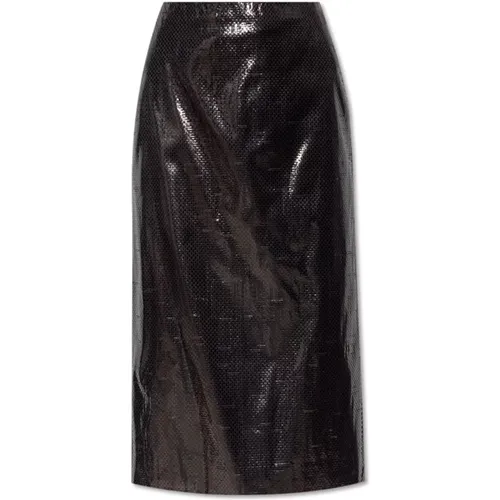 Skirt with slit , female, Sizes: XS, S - alexander mcqueen - Modalova