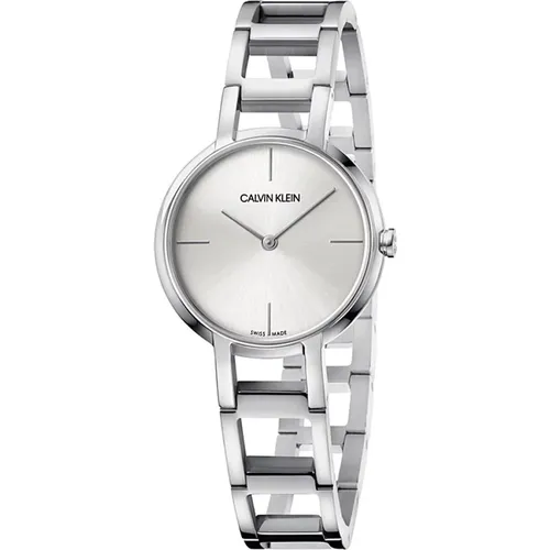 Cheers Watch - Silver Dial, 32mm Stainless Steel Case , female, Sizes: ONE SIZE - Calvin Klein - Modalova