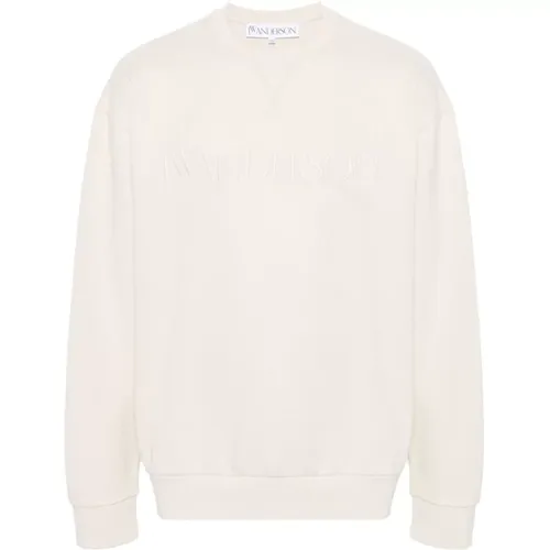 Embroidered Logo Sweaters , male, Sizes: S - JW Anderson - Modalova