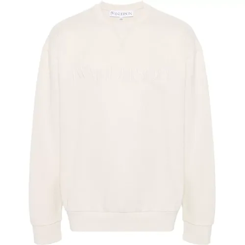 Embroidered Logo Sweaters , male, Sizes: XS, 2XS - JW Anderson - Modalova