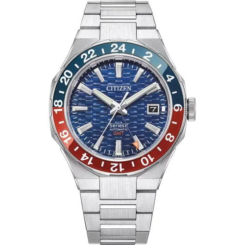 Automatic Blue Steel Watch , male, Sizes: ONE SIZE - Citizen - Modalova