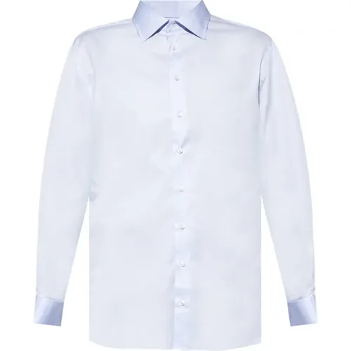 Baumwoll-Shirt , Herren, Größe: L - Giorgio Armani - Modalova