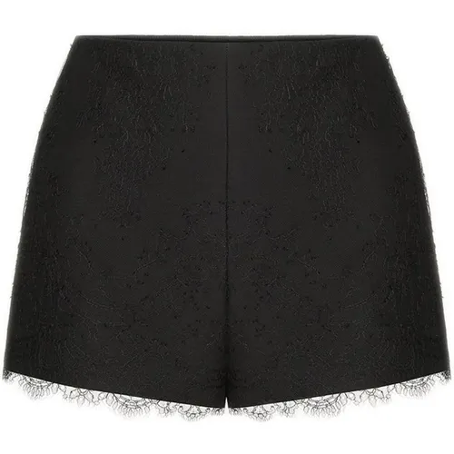 Lace Short Shorts , female, Sizes: XS - Valentino Garavani - Modalova