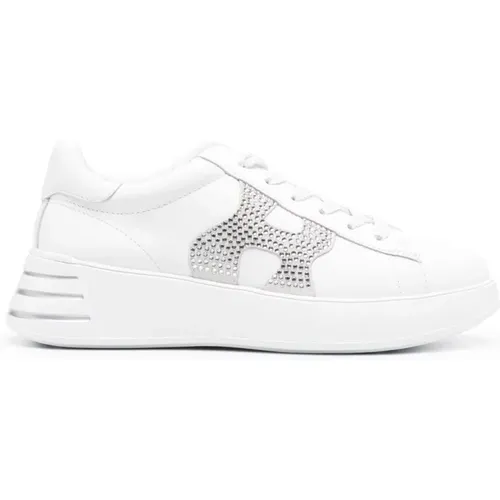 Weiße Sneakers , Damen, Größe: 37 1/2 EU - Hogan - Modalova