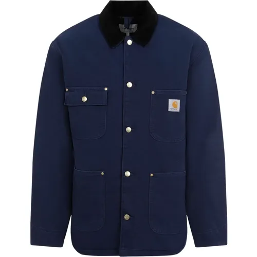 Blaue Mäntel für Männer Aw24 , Herren, Größe: S - Carhartt WIP - Modalova