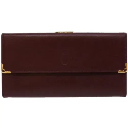 Pre-owned Leather wallets , unisex, Sizes: ONE SIZE - Cartier Vintage - Modalova